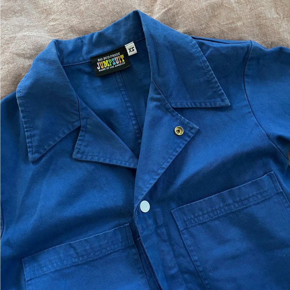 Blue Big Bud Press Jumpsuit